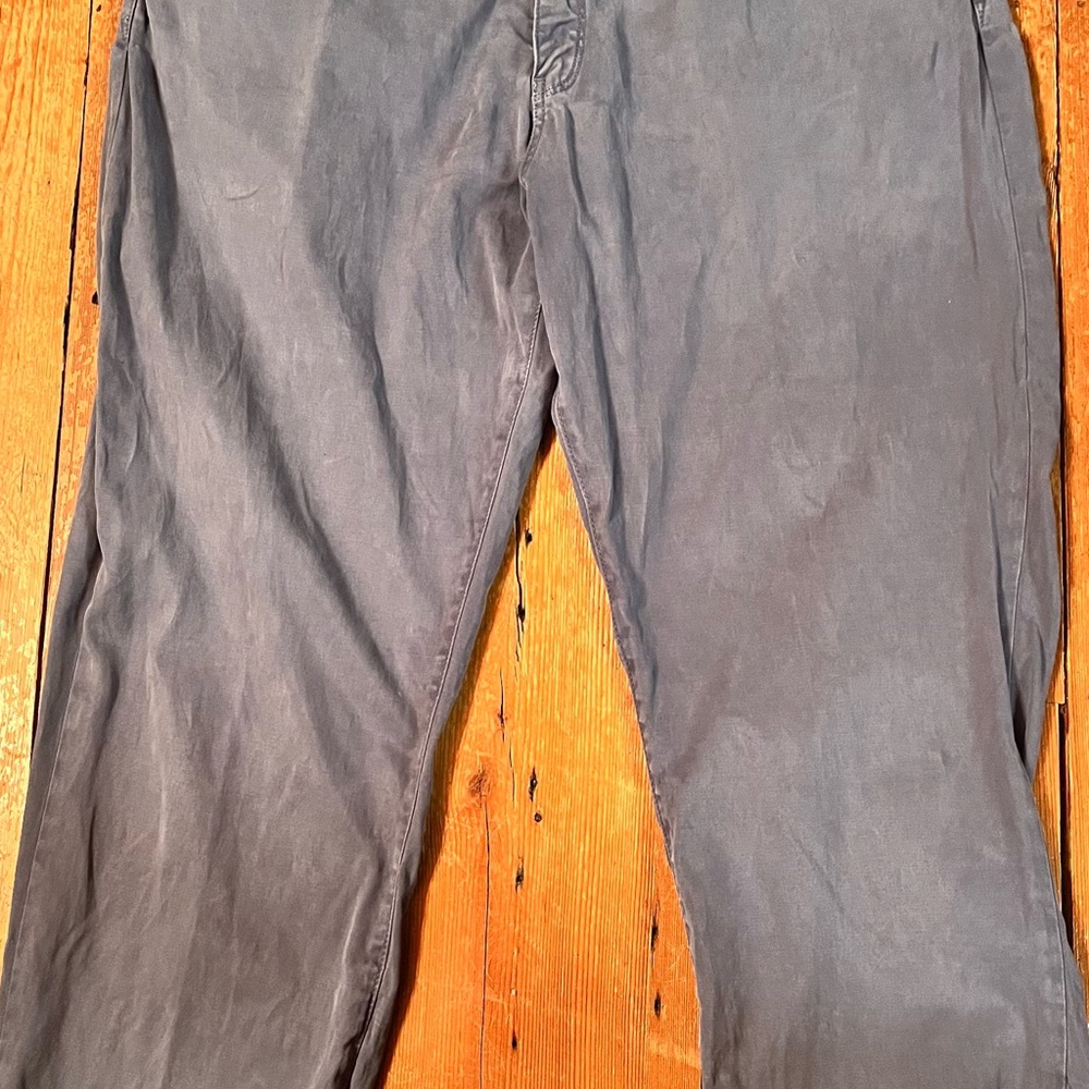 Jack of Spades Men's Relaxed Fit Casual Pants – W42 L30 – Blue Utility/Workwear